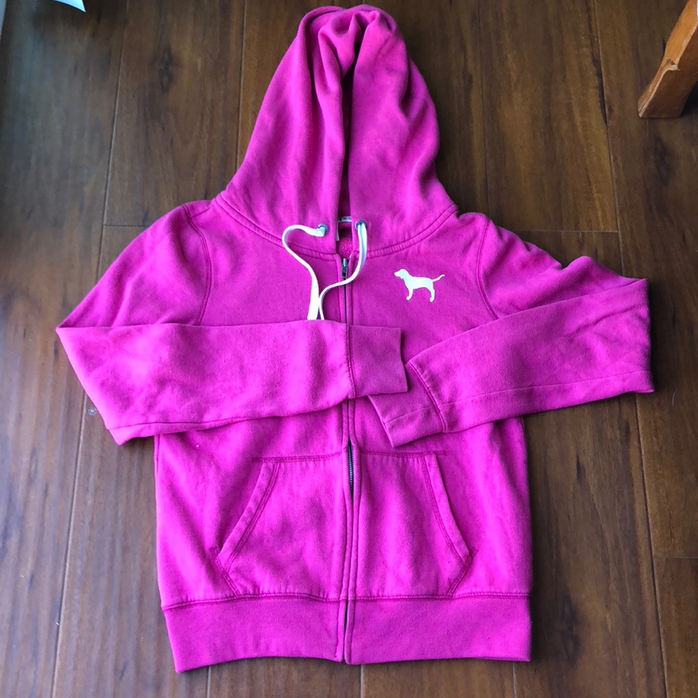 Victoria Secret Pink zip up hoodie